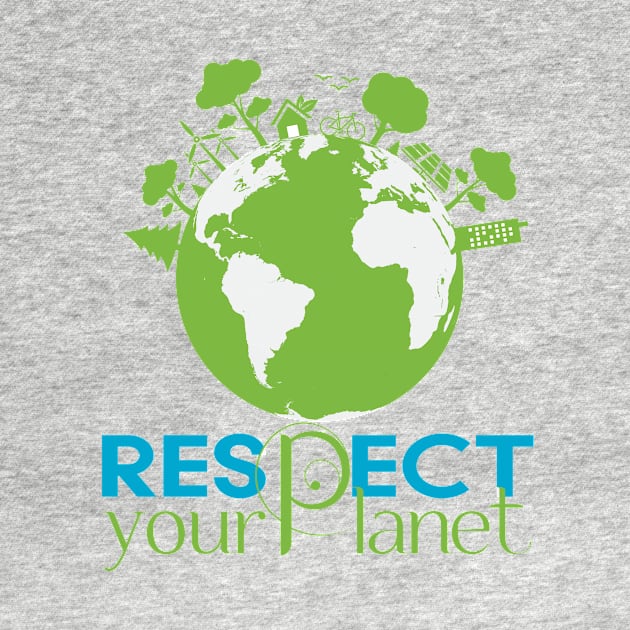 Earth Day Respect your Planet Mother Earth Gift by gogo-jr